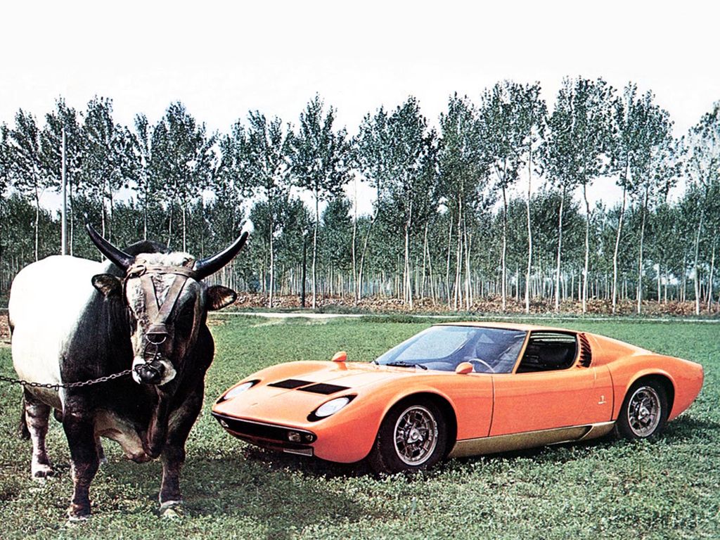 Lamborghini Miura P400 - zdjęcie z okładki katalogu