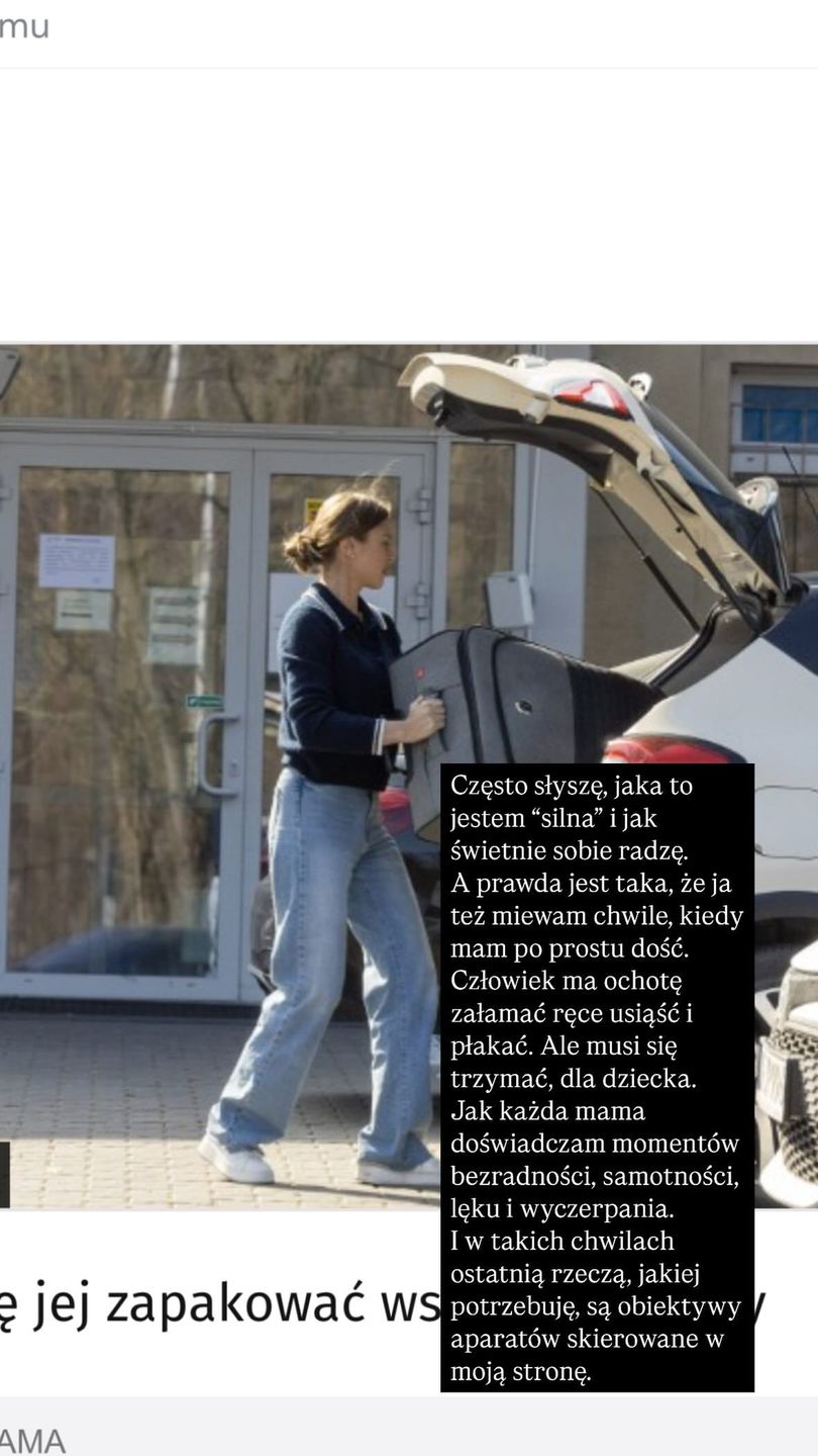 Joanna Opozda reanimowała synka