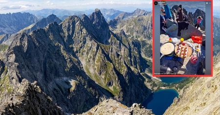 Niezwykły obrazek w Tatrach. Internauci krytykują zachowanie turysty