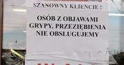 Informacja na wejściu do sklepu. Twardy orzech dla Inspekcji Handlowej