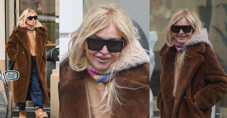 Monika Olejnik paraduje po mieście w futrze Z MISIA i z torbą za ponad 60 TYSIĘCY. Stylowa? (ZDJĘCIA)