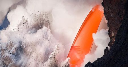 Tam, gdzie ogień spotyka się z wodą - zdjęcia Michaela Shainbluma