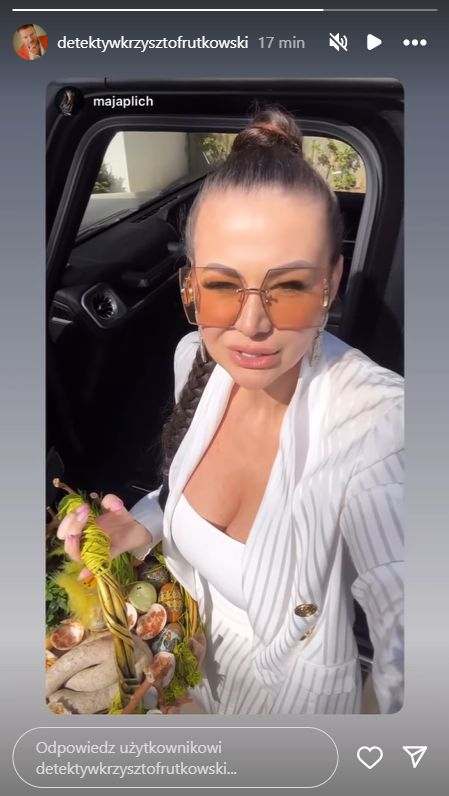Maja Rutkowski pokazała koszyczek i swoją odważną stylizację