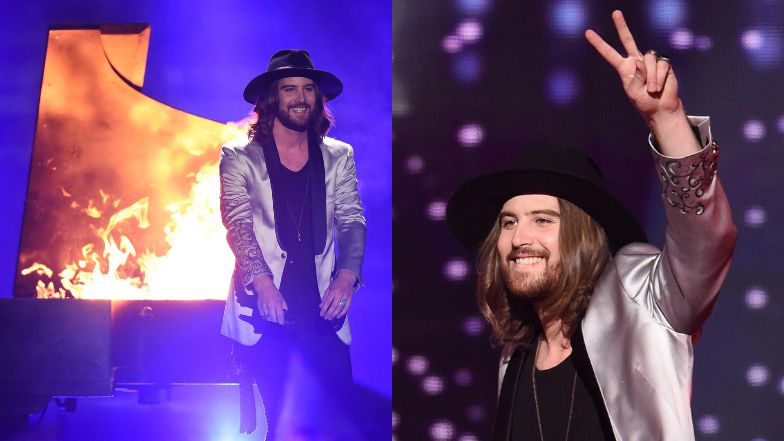 Dominic Muhrer z Austrii i jego płonące pianino