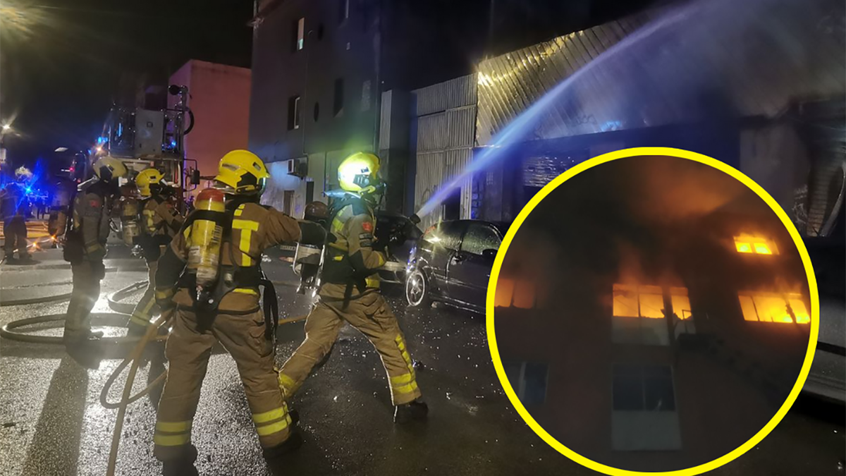 Co najmniej 3 osoby zginęły w pożarze opuszczonego magazynu na przedmieściach Barcelony