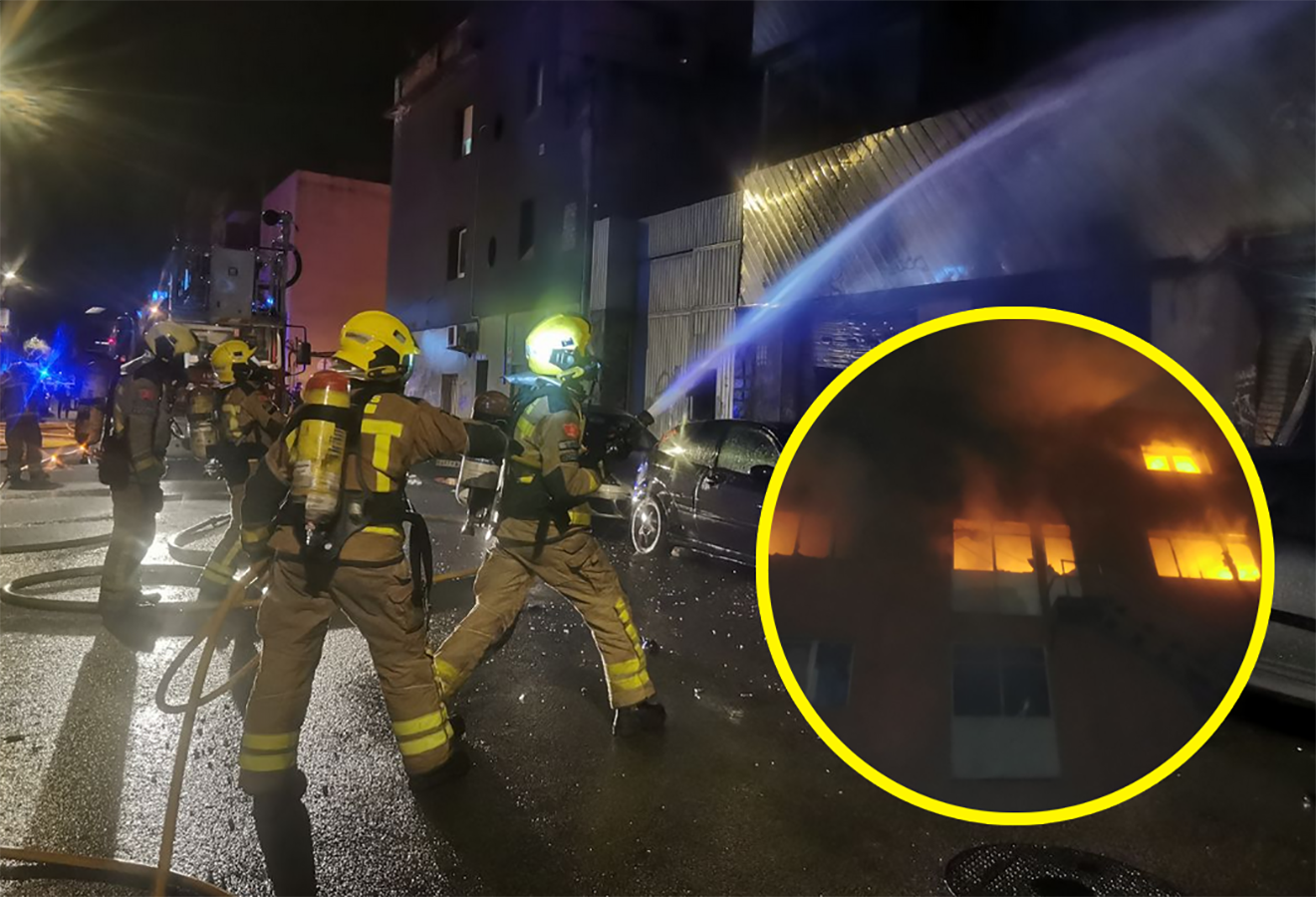 Pożar pod Barceloną. Są ofiary i wielu rannych. "Ludzie skakali z okien"