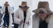 Monika Olejnik w kapeluszu za prawie 3 TYSIĄCE i futrze "z misia" mknie do atelier Roberta Kupisza (ZDJĘCIA)