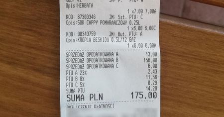 Wakacje 2021. Kontrowersyjny paragon ze smażalni ryb. Sprawdziliśmy go