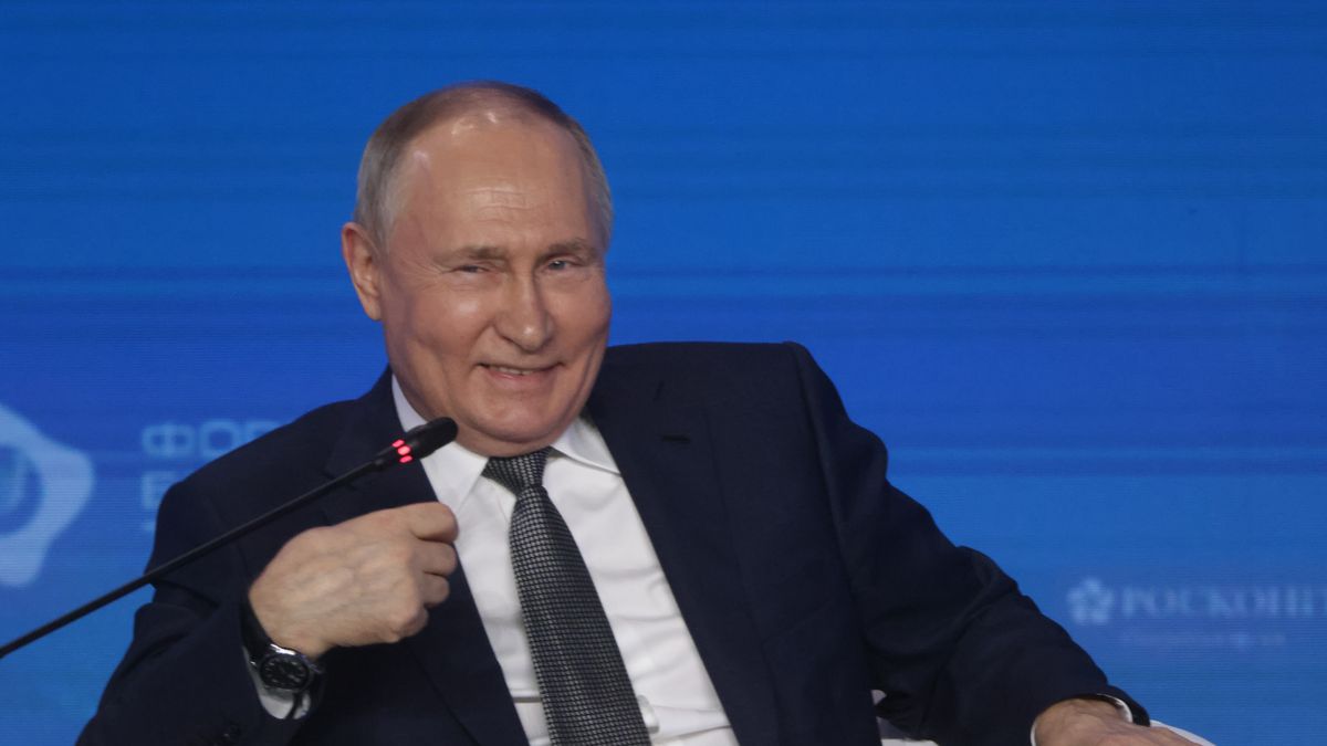 Rosyjski dyktator Władimir Putin 