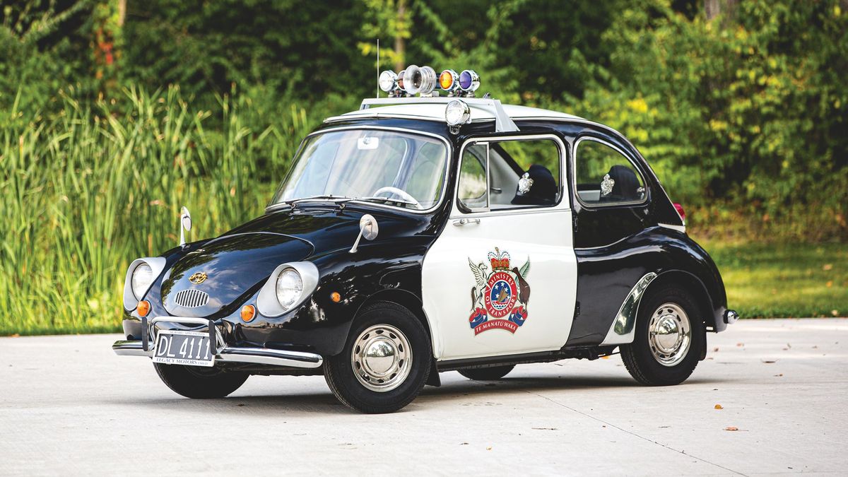 10 lat temu policyjne Subaru 360 zostało sprzedane za 16,5 tys. dolarów