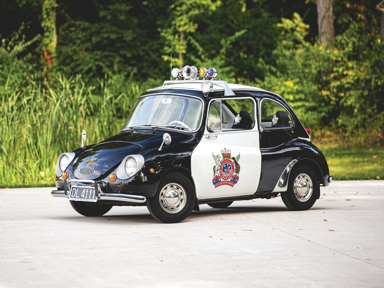 Oryginalne Subaru 360 na sprzedaż. Tego radiowozu nie przestraszy się żaden przestępca.