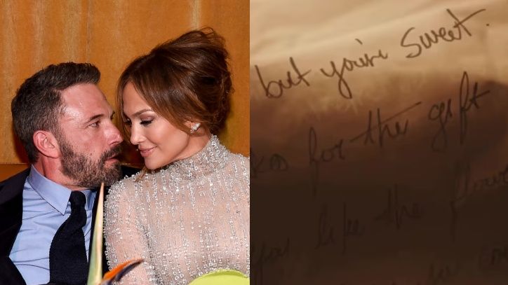 Jennifer Lopez udostępniła listy Bena Afflecka w swoim filmie