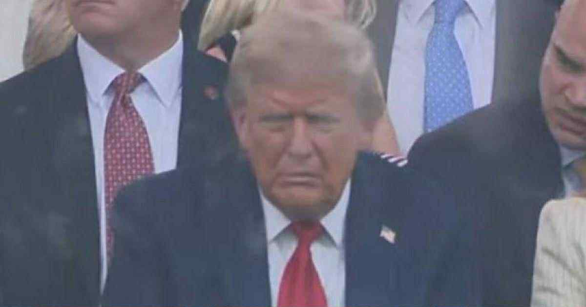 Donald Trump przysypiał na urodzinowej paradzie wojskowej