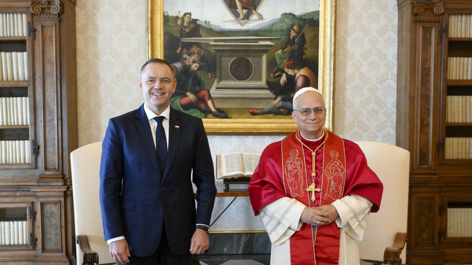 Karol Nawrocki i papież Leon XIV