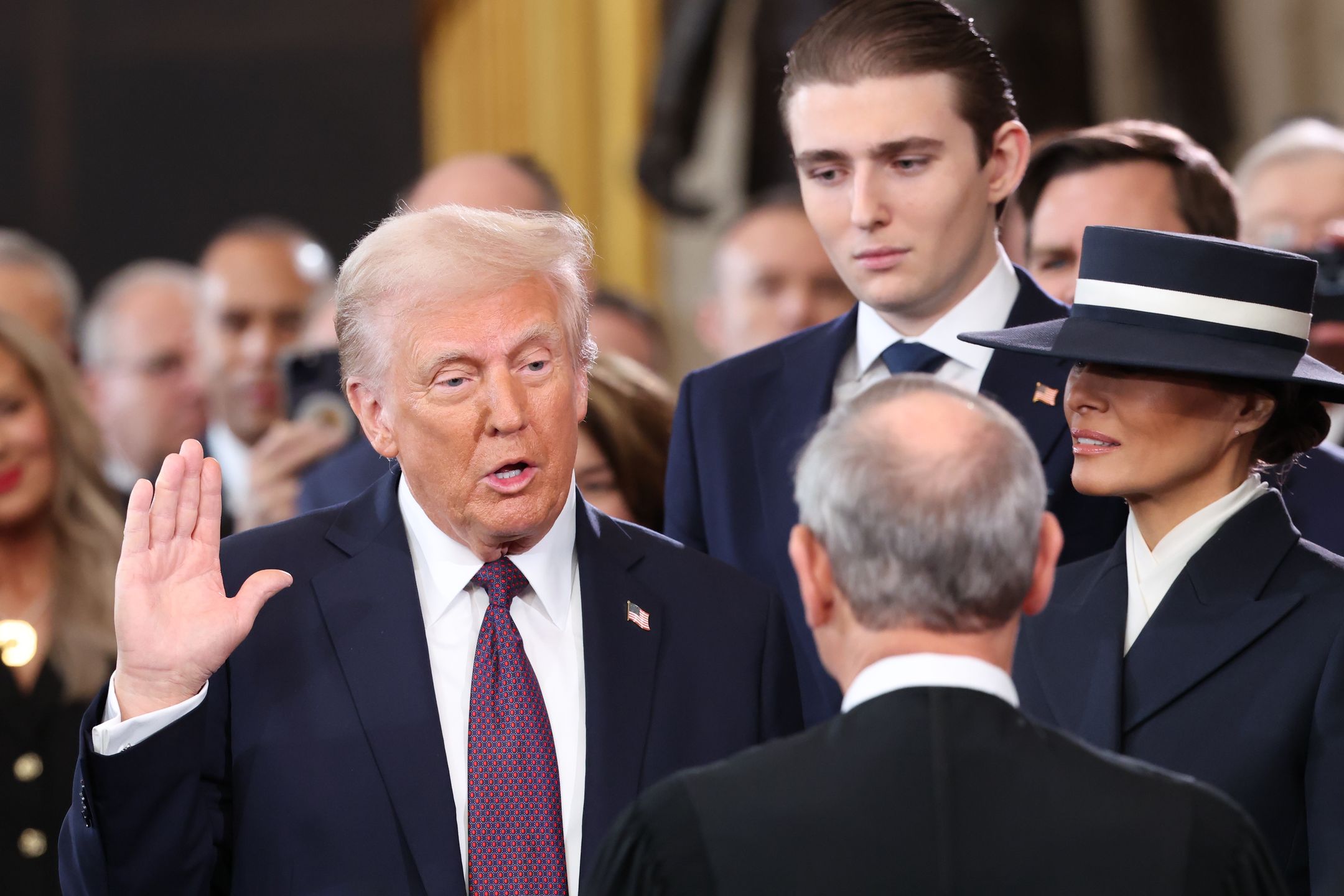 Donald Trump, Melania Trump, Barron Trump