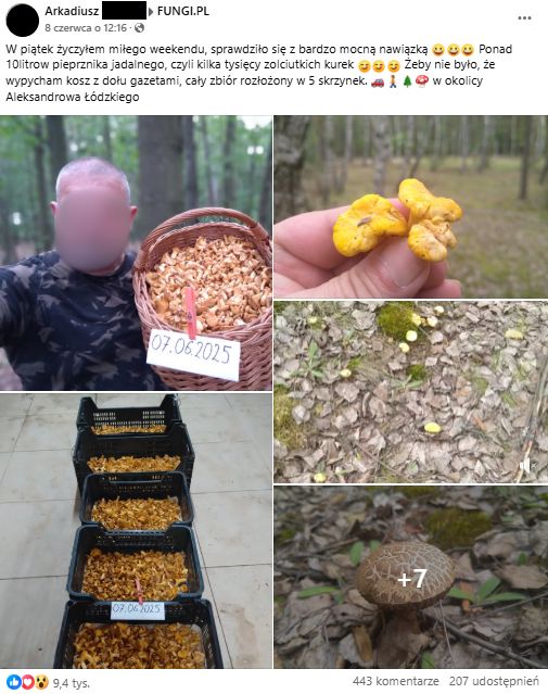 Pan Arkadiusz pochwalił się swoimi zbiorami