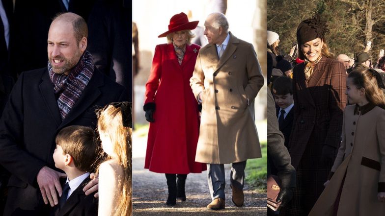 Royalsi w drodze na świąteczną mszę. TŁUMY FANÓW czekały, żeby z