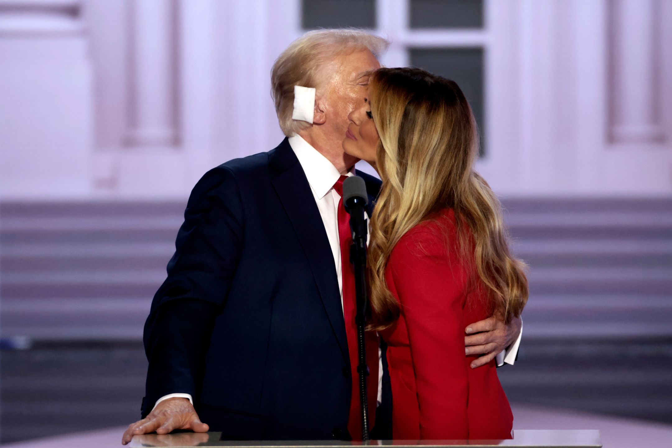 Donald Trump z żoną