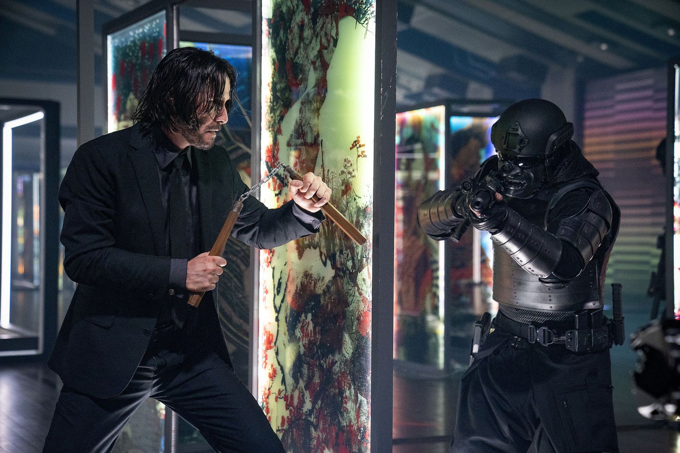 Keanu Reeves jako John Wick w "John Wick 4"
