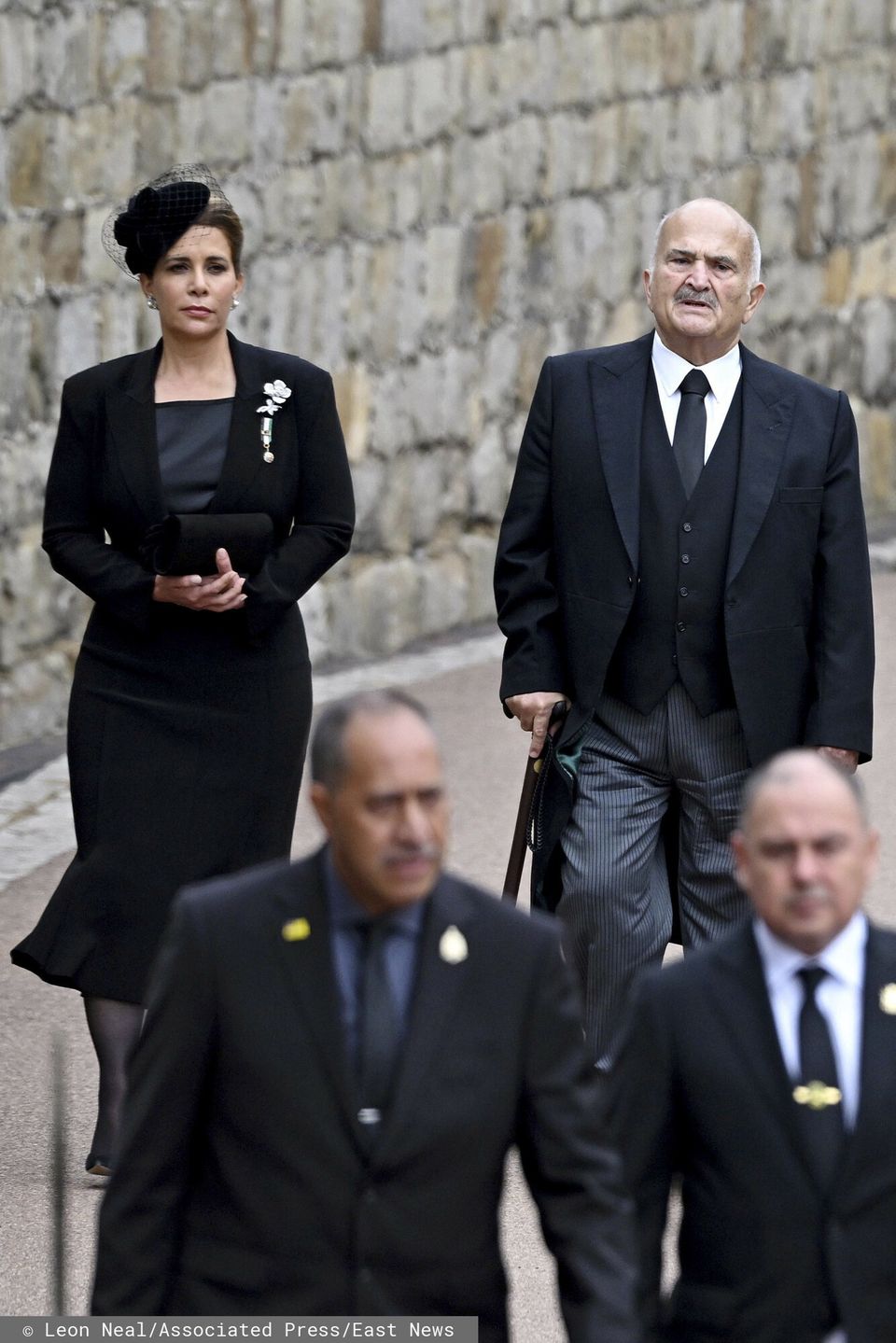 Księżniczka Haya poszła nabożeństwo dla królowej Elżbiety