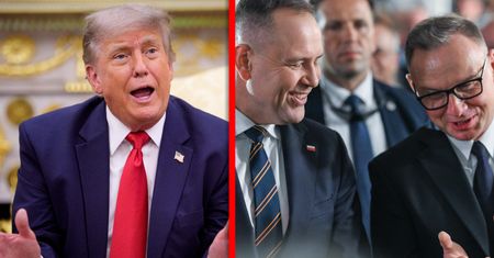 Trump mówił o polskim prezydencie. Wszystko nagrały kamery