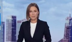 Agata Biały-Cholewińska prowadzącą „Wydarzenia” w Polsat News