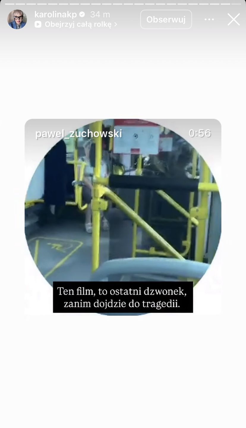 Karolina Korwin Piotrowska komentuje nagranie