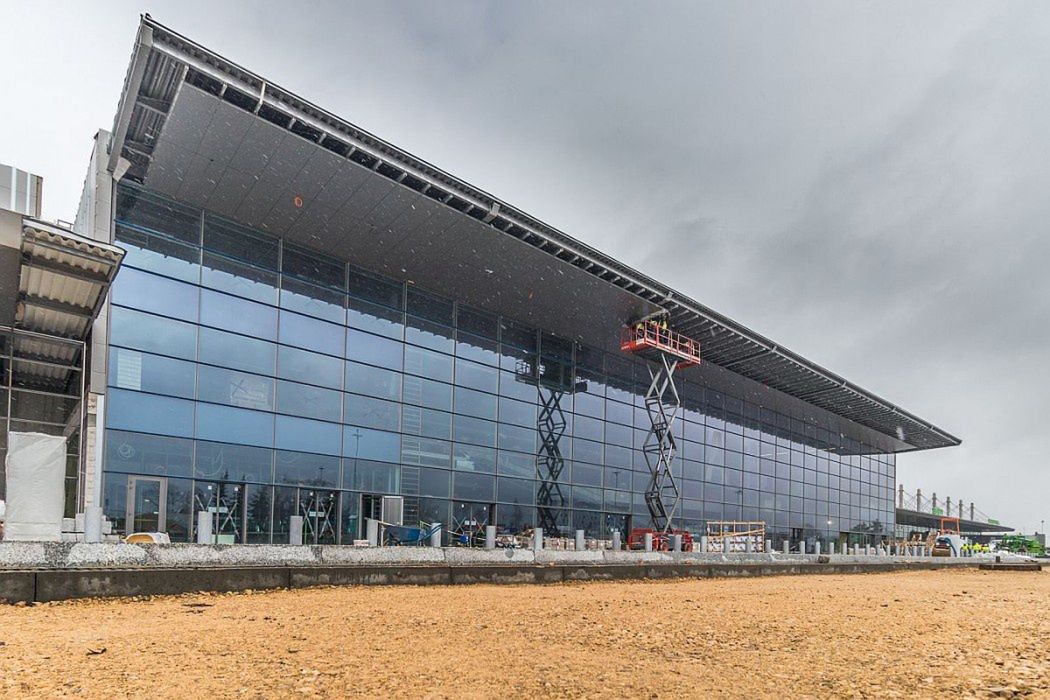 Śląsk. Prace przy przebudowie terminalu B lotniska w Pyrzowicach przebiegają zgodnie z harmonogramem.