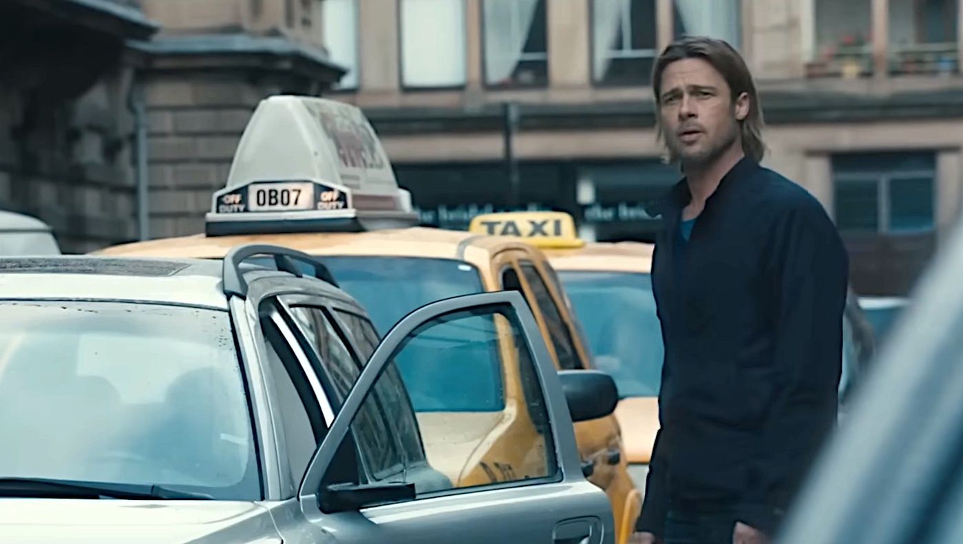 Brad Pitt w filmie "World War Z"