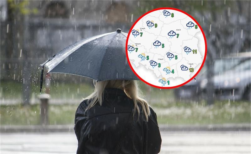 Załamanie pogody z dnia na dzień. Będzie lać w całym kraju