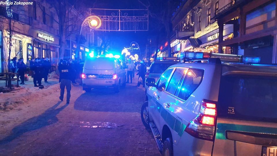 Policja podsumowała Sylwestra w Zakopanem