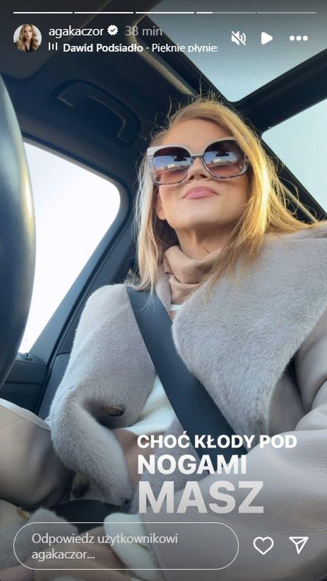 Agnieszka Kaczorowska i jej wymowne nagranie
