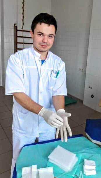 Mateusz Maga z Wojewódzkiego Szpitala Specjalistycznego w Rzeszowie/ Archiwum Prywatne