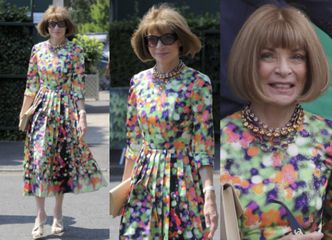 Anna Wintour bryluje na Wimbledonie