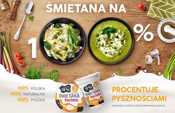 Śmietana Łaciata z nową strategią komunikacji