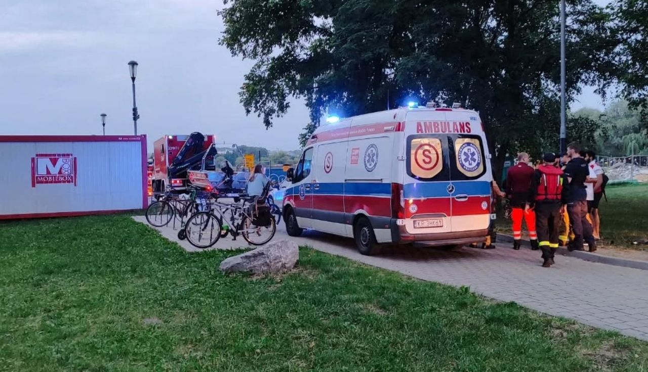 Tragedia w Krakowie. Nie żyje mężczyzna