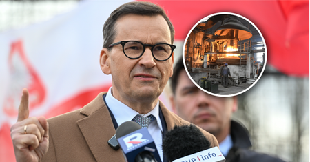 "Coś złego się dzieje". Morawiecki grzmi w śląskiej hucie