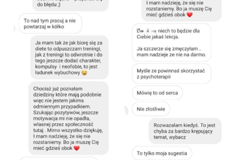 Wiadomości Ewy Chodakowskiej do byłej ambasadorki