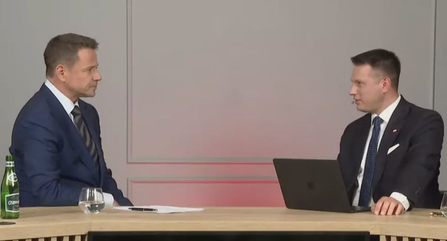 Mentzen pytał Trzaskowskiego na YouTubie. Pobito polityczny rekord