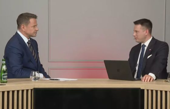 Mentzen pytał Trzaskowskiego na YouTubie. Pobito polityczny rekord