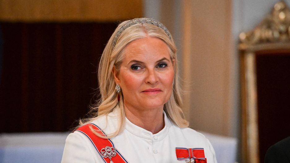 Księżna Mette-Marit spotkała się z Macronami