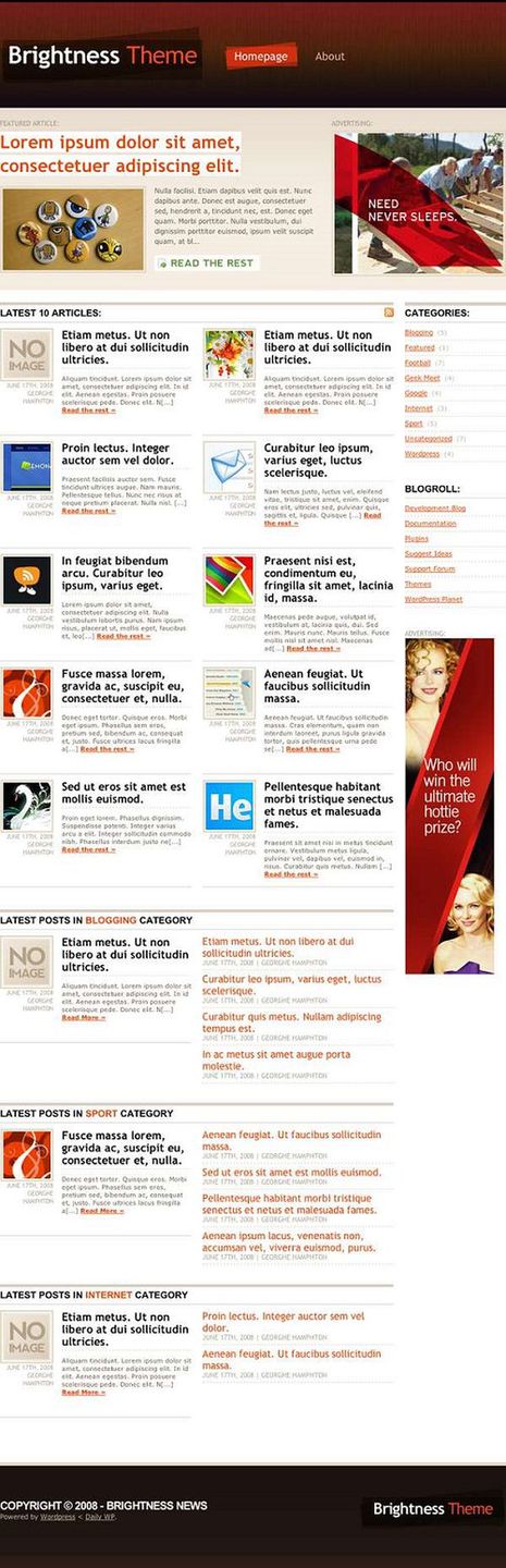 41 pięknych szablonów do Wordpressa 29