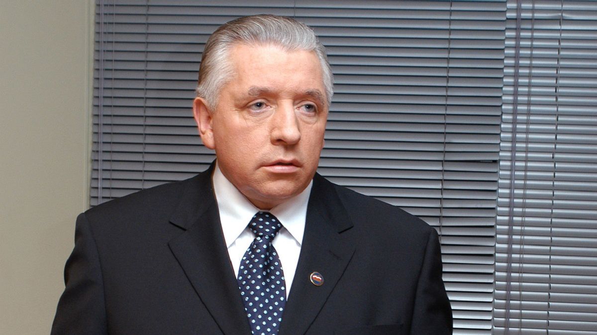 scena z: Andrzej LepperSK: Jestem Jaki Jestem , program rozrywkowy, marzec 2004fot. Mikulski/AKPA