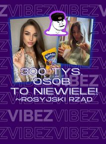 Rosyjskie influencerki i akcja "Nie panikuj". Chwalą mobilizację za pomocą paczki frytek