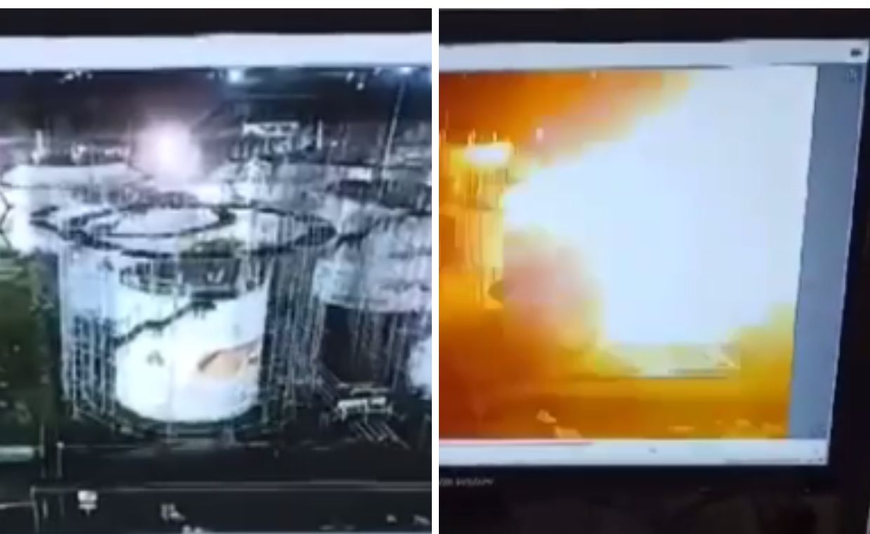 No injuries reported as drone crashes at Russian oil site