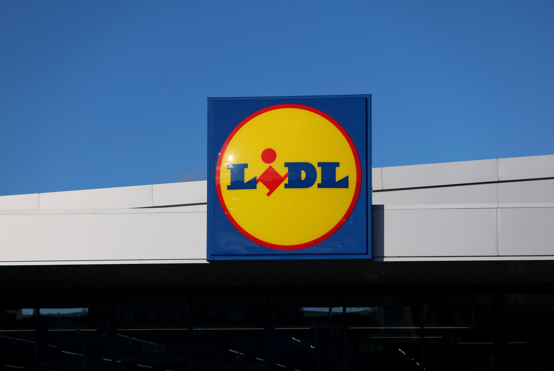 STOKE-ON-TRENT, ENGLAND - JANUARY 09:  Lidl logo is displayed outside one of its stores on January 09, 2024 in Stoke-on-Trent, United Kingdom. (Photo by Nathan Stirk/Getty Images)