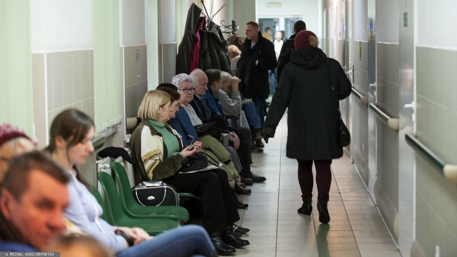 Szturm pacjentów na przychodnie