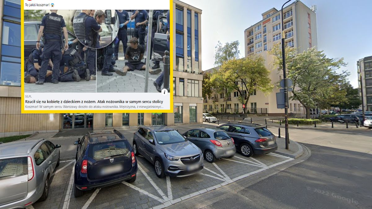 Nożownik został zatrzymany w centrum Warszawy 