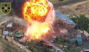 Mocne uderzenie ukraińskiej artylerii w Rosjan. Nagranie z momentu strzału