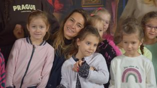 Tychy: Kamilla Baar czytała dzieciom w Przedszkolu Niepublicznym Kubusia Puchatka